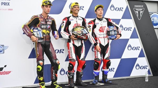 Moto2 Thailandia: prima storica pole per Chantra, secondo Arbolino