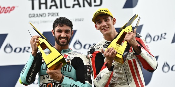 Moto3 Thailandia: Foggia vince e spera, Rossi torna sul podio