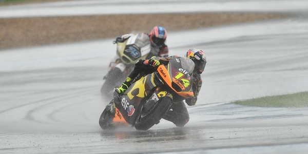 Moto2 Thailandia, bandiera rossa e vittoria di Arbolino sotto il diluvio