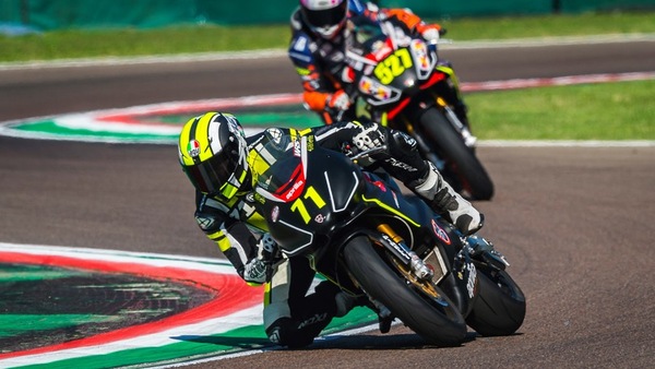 Rivola in pista a Imola con la RS 660: “Se potessi, farei anche la gara”