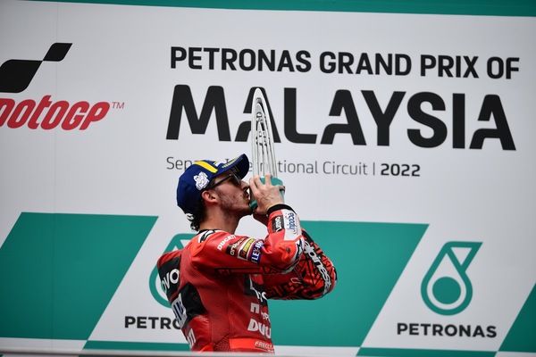 GP Malesia, Bagnaia: "Nemmeno al ranch parto così bene. Una delle vittorie più significative"