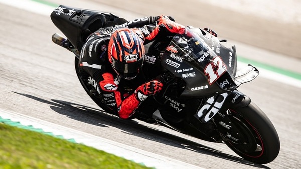 Test MotoGP, Vinales: "La nuova Aprilia è già meglio della 2022"