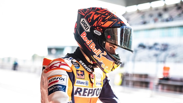 MotoGP Test Portimao, le motivazioni dietro la caduta di Marc Marquez