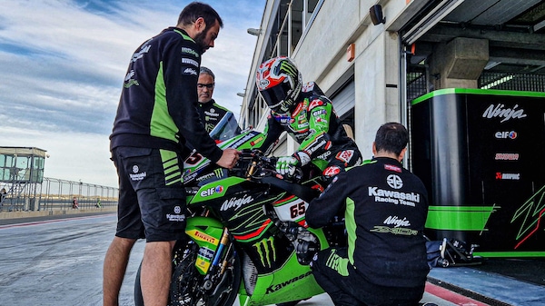 SBK, Test Aragon: Rea e la Kawasaki al comando nel Day 1