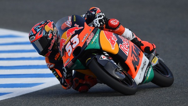 Moto3 Prove Libere 1, Oncu in vantaggio su Masia a Jerez