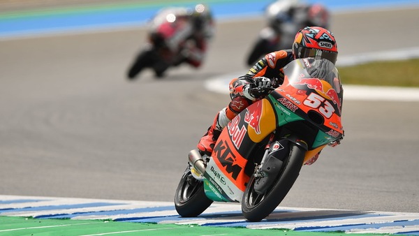 Moto3 Prove Libere 2: Oncu il migliore del venerdì, ottavo Migno a Jerez