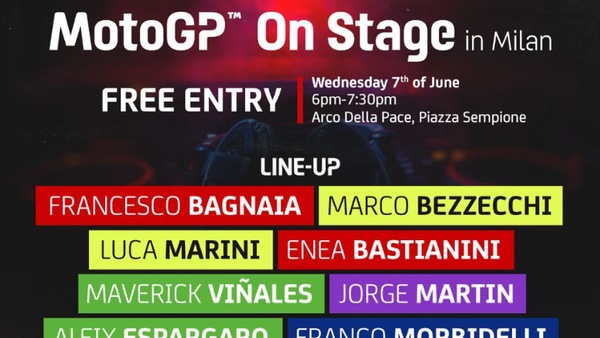 La MotoGP va a Milano con "MotoGP On Stage"