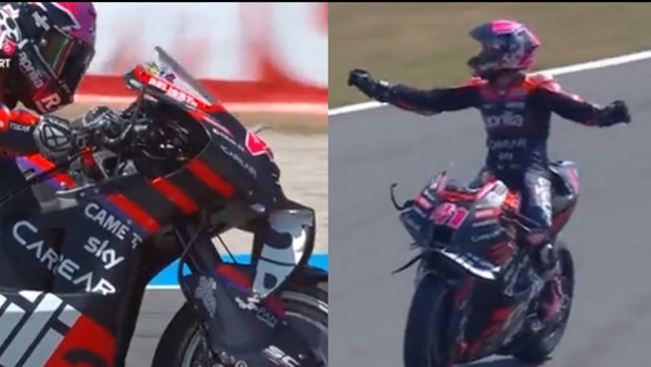 MotoGP Olanda, Aleix Espargaro eroico: a podio con un'ala rotta
