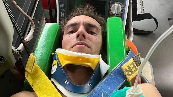 MotoGP: Alex Rins, le foto del calvario dopo l'infortunio