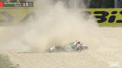 Clamoroso a Imola, Bautista a terra al via di Gara 2!