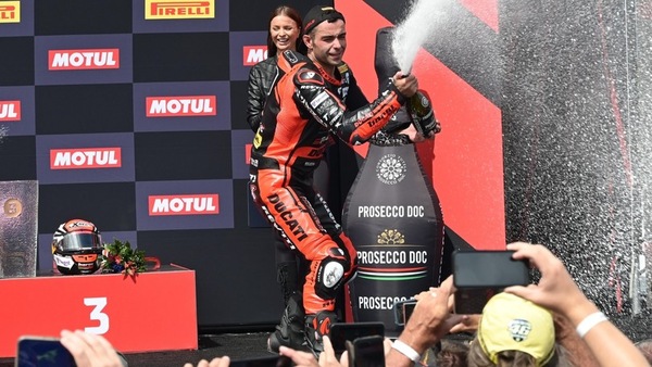 SBK Most, Petrucci: "Ho scelto le gomme giuste grazie a... Toprak e Rea"