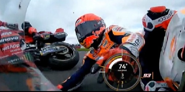 MotoGP Silverstone: Marquez spiega il tamponamento a Bastianini