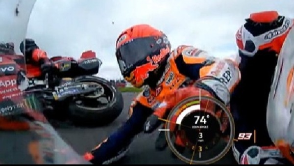 MotoGP Silverstone: Marquez spiega il tamponamento a Bastianini