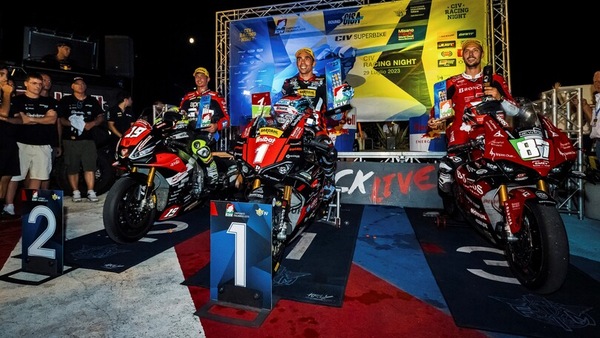 Zanetti, Pirro e Bernardi: in tre a caccia del primato nel CIV SBK al Mugello