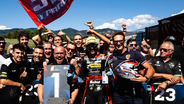 CIV Mugello, SBK: Pirro vince Gara 1 e va a pari punti con Zanetti