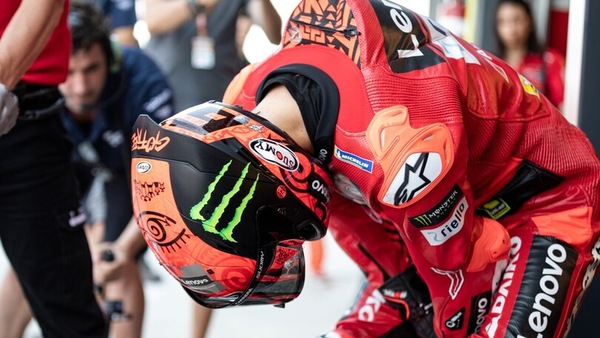 Bagnaia: "Come i bimbi caduti dalla bici, sono salito subito in sella"