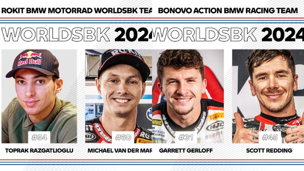 SBK: BMW Motorrad svela la line up 2024