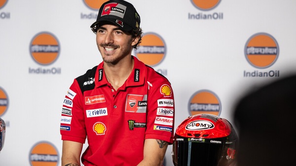 GP India, Bagnaia scherza, “Almeno non ho avuto problemi col visto”