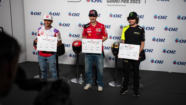 MotoGP Thailandia: le parole di Bagnaia, Martin e Bezzecchi