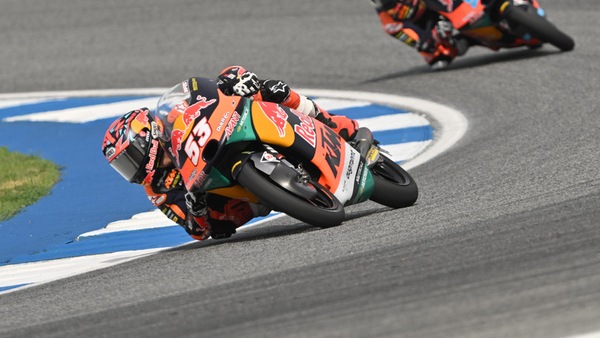 Qualifiche Moto3 Thailandia: Oncu su Moreira e Sasaki per pochi millesimi