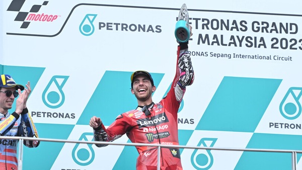 GP Malesia, Bastianini: un calcio alla sfortuna e messaggio alla Ducati