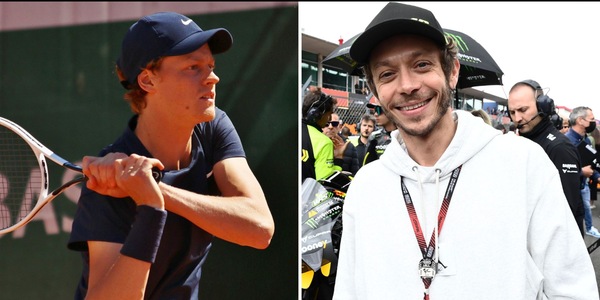 Jannik Sinner e l'accostamento a Valentino Rossi come modello