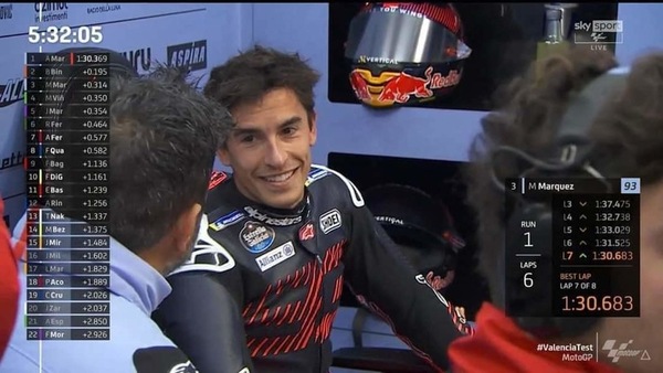 Sorridente e subito veloce: la nuova vita di Marquez è davvero iniziata