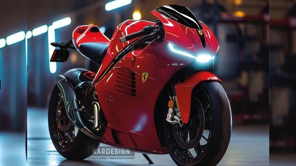 La Ferrari dalla F1 alla MotoGP? Il concept è da brividi
