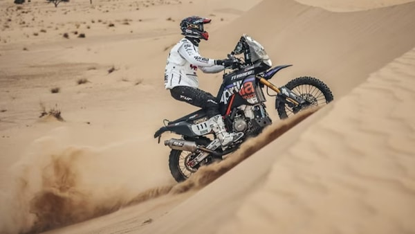Jacopo Cerutti porta l’Aprilia Tuareg 660 alla vittoria nell’Africa Eco Race