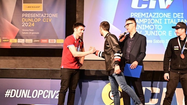 CIV, pace fatta: Pirro e Zanetti insieme sul palco del Motor Bike Expo