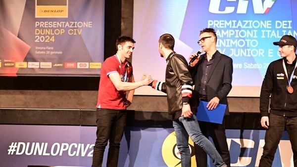 CIV, pace fatta: Pirro e Zanetti insieme sul palco del Motor Bike Expo