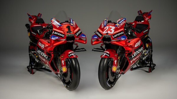 MotoGP: ecco le nuove Ducati Lenovo di Bagnaia e Bastianini