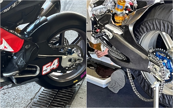 SBK test Jerez, BMW continua a lavorare: ecco un nuovo forcellone