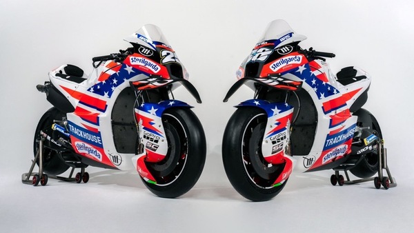 MotoGP: ecco l'Aprilia a stelle e strisce del team Trackhouse