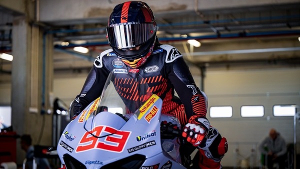 MotoGP: ecco Marc Marquez sulla Panigale V4S!