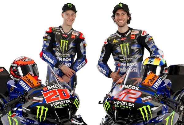 Yamaha 2024: ecco come sono le due M1 di Quartararo e Rins