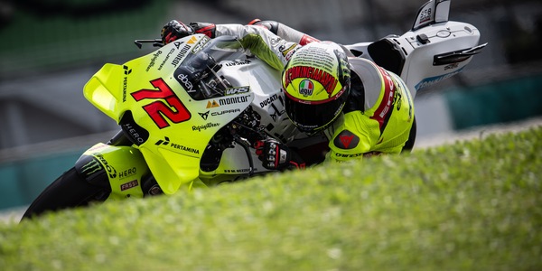 Test Sepang Day 2, Bezzecchi: "Non sono al 100%, ma abbiamo qualche idea"