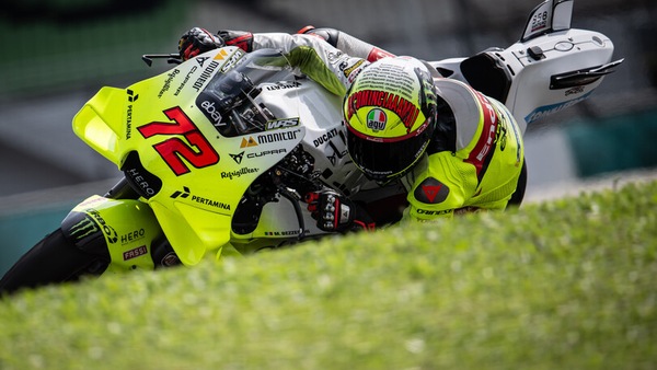 Test Sepang Day 2, Bezzecchi: "Non sono al 100%, ma abbiamo qualche idea"