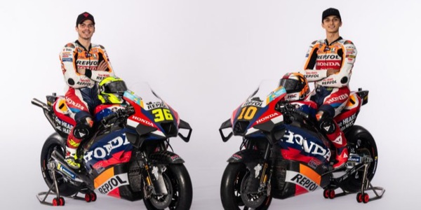 MotoGP, ecco la nuova HRC di Mir e Marini con i colori della Casa alata