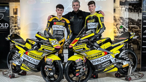 Moto3: il Team Snipers svela la sua moto, omaggiando Andrea Dovizioso