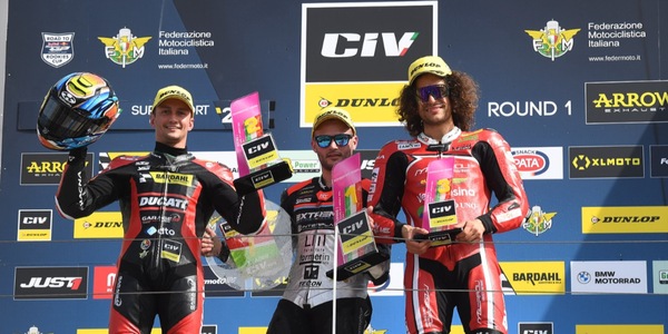 CIV SSP, Gara 1: Luca Ottaviani porta la MV Agusta in trionfo a Misano