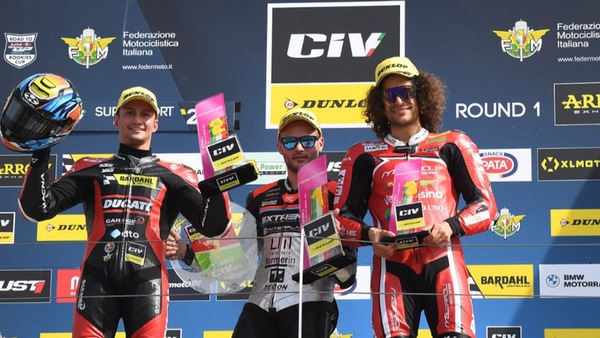 CIV SSP, Gara 1: Luca Ottaviani porta la MV Agusta in trionfo a Misano