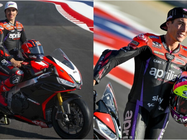 Vinales ed Espargarò presentano RSV4 e Tuono V4 SBK09 Edition