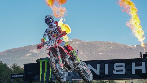 MX2: Adamo vince la qualifica in Trentino