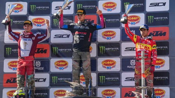 EMX125: l’inno di Mameli suona per Mancini