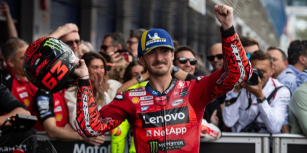 MotoGP: trentesima vittoria per Bagnaia, adesso nel mirino Eddie Lawson