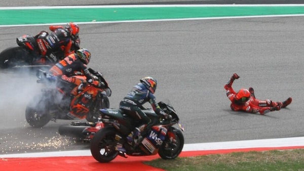 Bagnaia, paura o coraggio? Lo spavento del GP Catalunya 2023