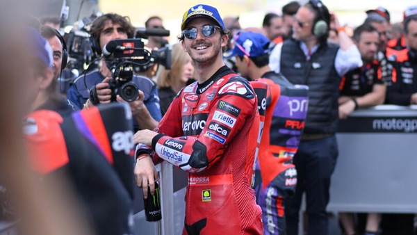 MotoGP, Bagnaia commenta l'arretramento in griglia "Che pagliacciata"