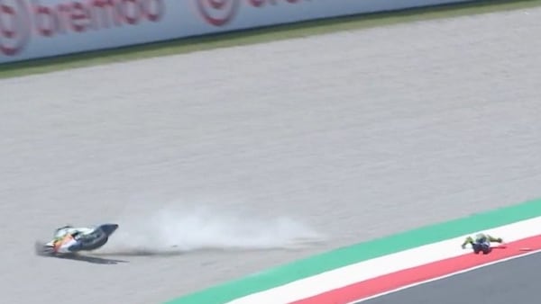 MotoE, brutto incidente per Tulovic al Mugello: Gara 1 sospesa