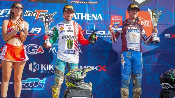 Motocross: con Lupino e Cairoli la Ducati vola in rosso